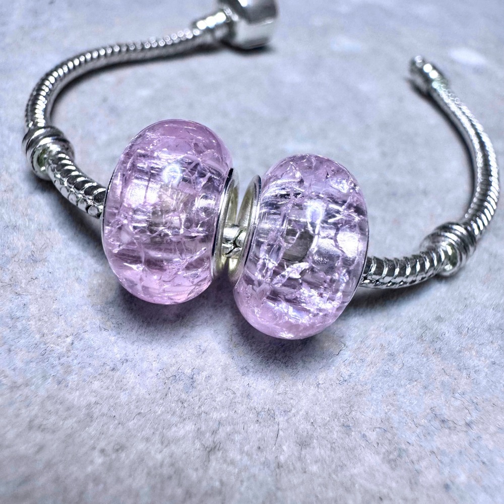 Pink Spacer Pink Beads fits PANDORA - Picture 5 of 8